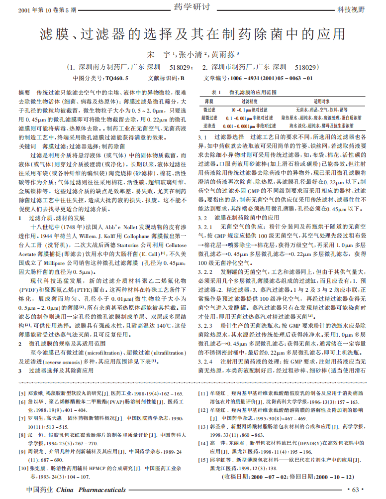濾膜、過(guò)濾器的選擇及其在制藥除菌中的應(yīng)用_00.png