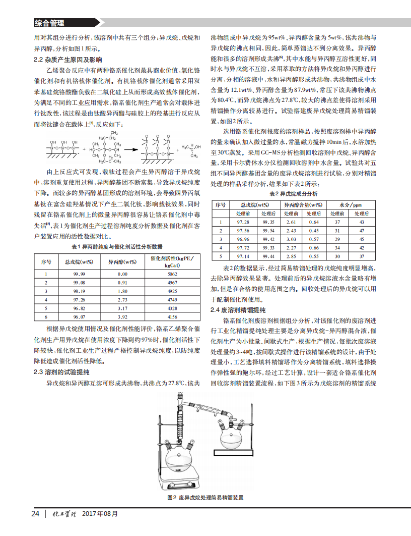 鉻系催化劑回收溶劑的提純利用_01.png